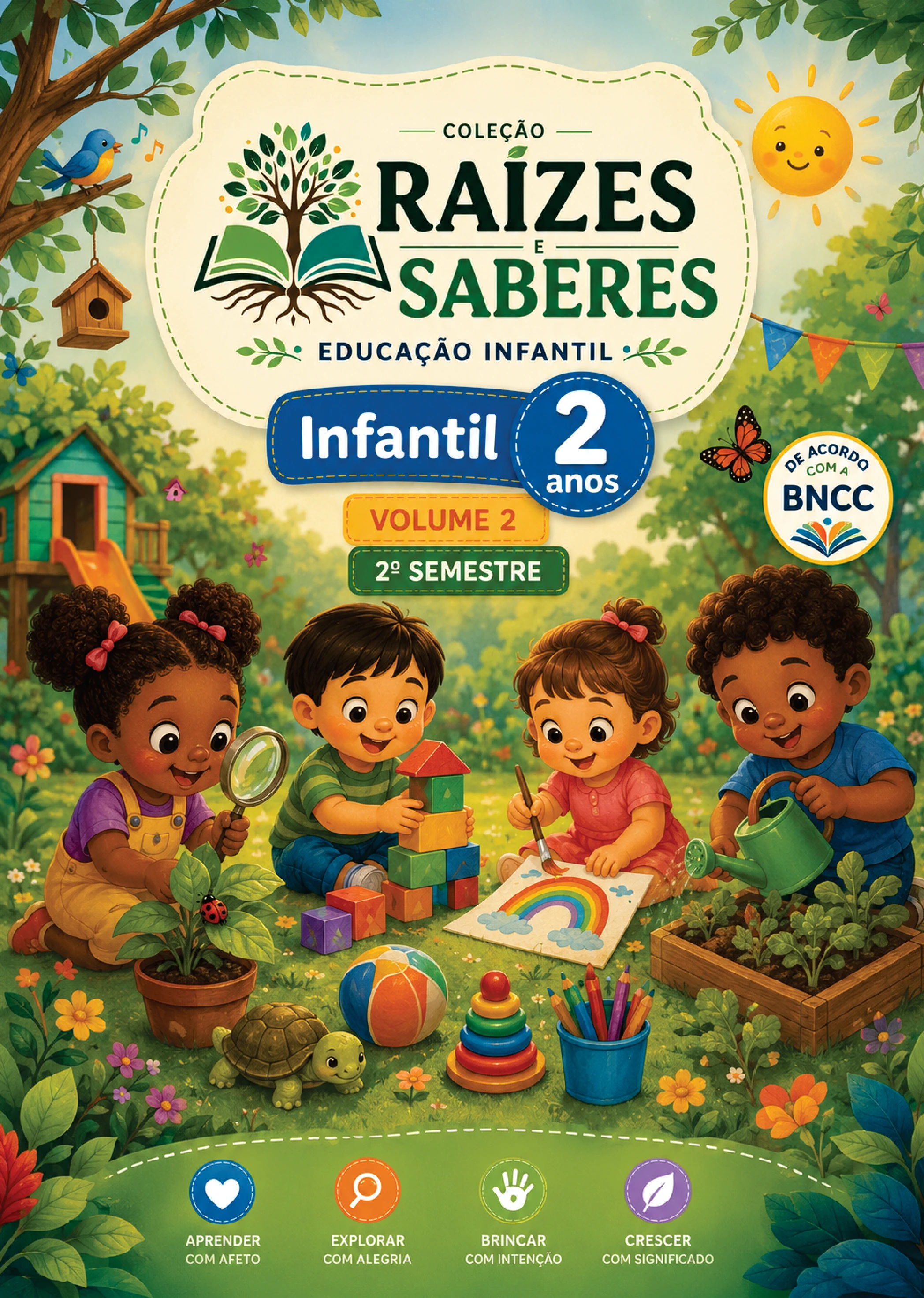 Capa oficial do Volume 2 Infantil 2 anos
