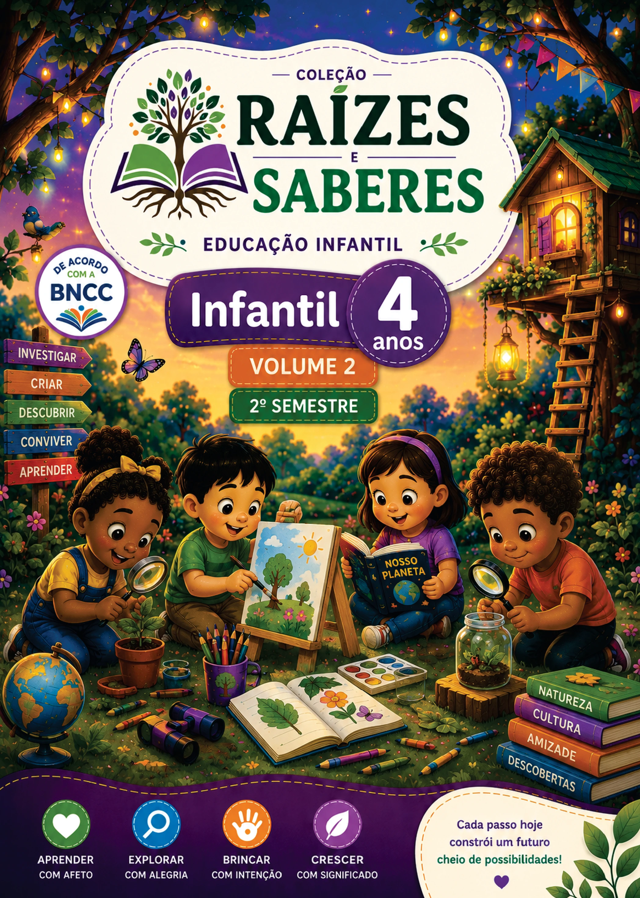 Capa oficial do Volume 2 Infantil 4 anos