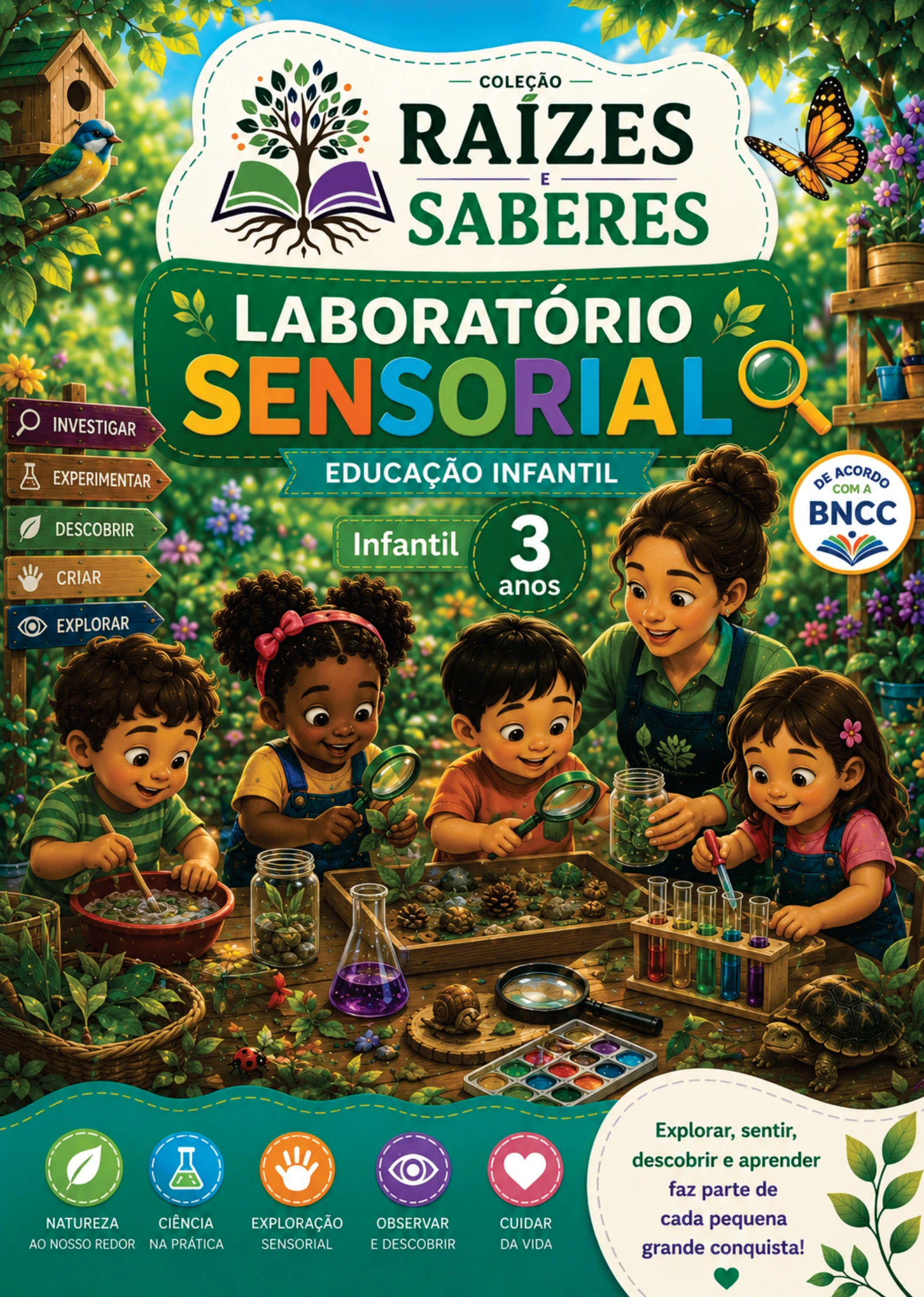 Capa oficial do Laboratorio Sensorial Infantil 3 anos