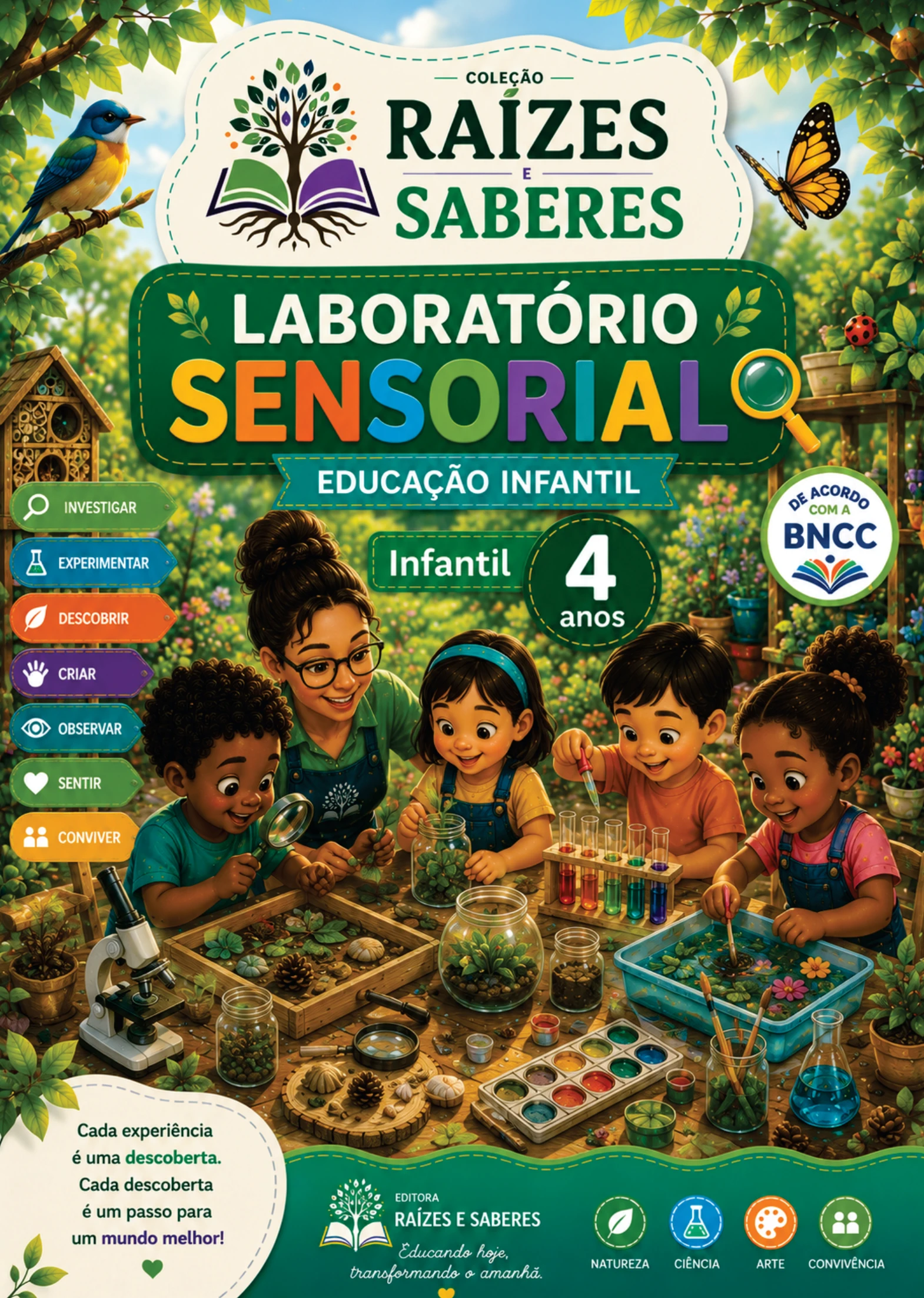 Capa oficial do Laboratorio Sensorial Infantil 4 anos